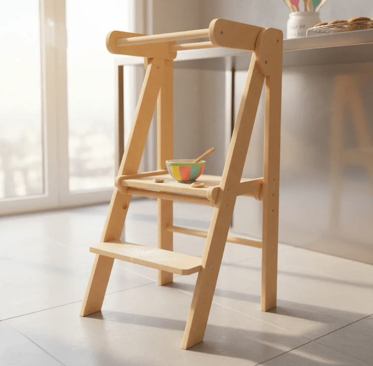 Torre de Aprendizaje Plegable Crudo - Imagen 4