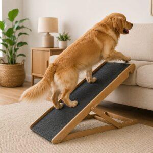 Rampa Para Mascotas Plegable Y Reforzada - Transportable